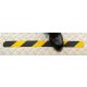 Felületre alakítható csúszásgátló szalag 25mm x 18,3m-Fekete-Sárga