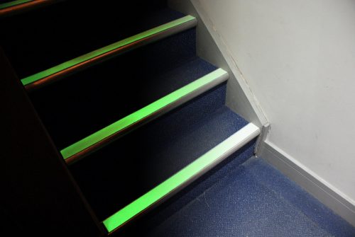 Super Grade világító csúszásgátló szalag, 450 perc-50mm x 15m-Fehér