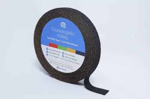 Extra érdességű fekete -100mm x 18,3m-Fekete csúszásgátló szalag