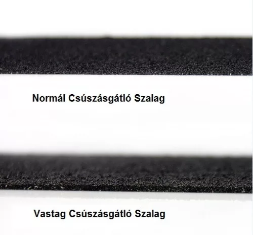 Vastag Csúszásgátló szalag - 2mm vastag 18.3m-es-100mm x 18,3m-Fekete