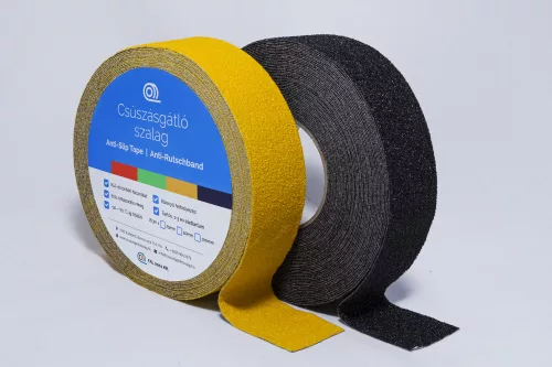 Felületre alakítható csúszásgátló szalag-Fekete-25mm x 18,3m-Fekete