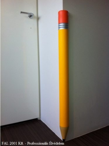 Corner Guard Deluxe Pencil-100cm x 7cm x 7cm-Sárga ceruza