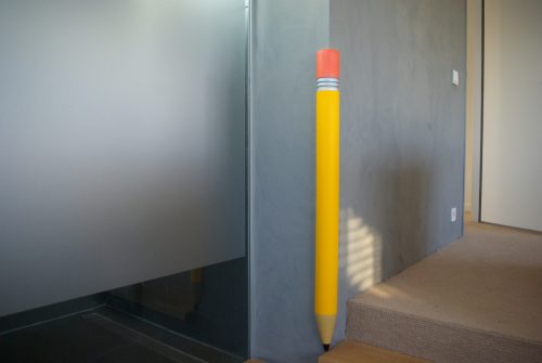 Corner Guard Deluxe Pencil-100cm x 7cm x 7cm-Sárga ceruza