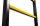 GRP csúszásmentes élvédő létrafokra, 56cm, sárga