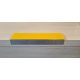 GRP Csúszásgátló alumínium lépcső élvédő, sárga, 800x65x25mm