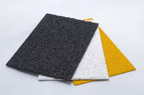 GRP Csúszásgátló lemez - Gyalogos-1500mm x 1220mm-sárga 2mm