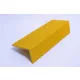GRP Csúszásmentes lépcső élvédő - Ipari-55mm x 55mm x 1600mm-sárga RAL 1003