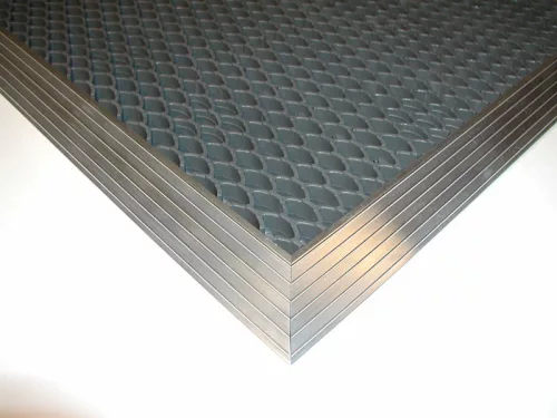 Alumínium szegély 20 mm, ezüst (30x4cm)