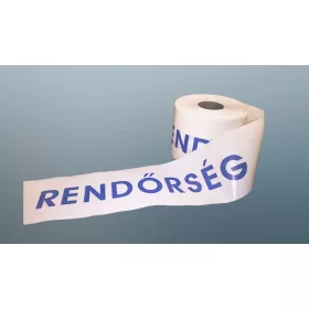 Rendőrségi kordonjelző szalag, 100mm x 100m, 100 mic