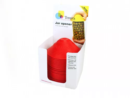 Tenura Jar Opener Befőttes üveg nyitó (25 darabos csomag)-Piros