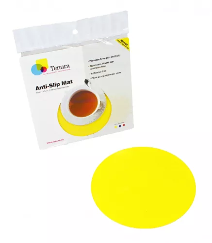 Tenura kör alakú poháralátét-14cm-Sárga
