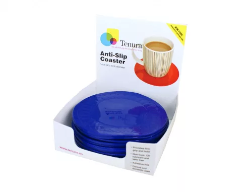 Tenura Coaster kör alakú alátét 25db-os-14cm-Piros