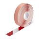 PermaGrip 1mm vastag Ipari Jelölőszalag veszélyre figyelmeztető-50mmx30m-Fehér-Piros