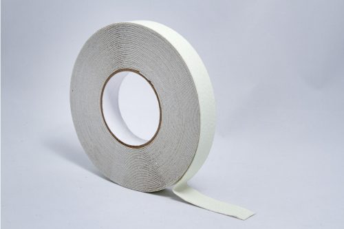 Egyszínű foszforeszkáló csúszásgátló szalag, 90-120 perc-50mm x 18,3m-Fehér