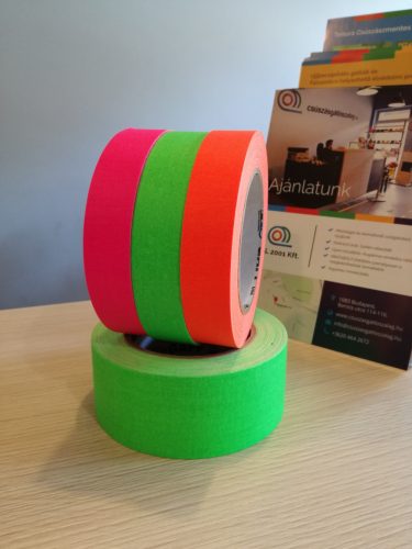 ProGaffer Fluor tape, Szövetszalag-50mm x 25m-Pink