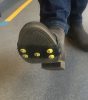 EverSafe Ice Gripper cipőre húzható csúszásgátló 1 pár-110mm x50mm x3mm-Fekete