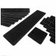 Fokozott érdes fekete -140x140mm-Fekete-kerekített csúszásgátló szalag