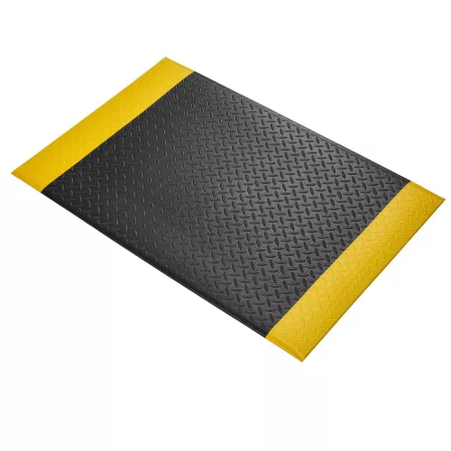 Orthomat Diamond Fáradáscsökkentő Szőnyeg-0.9m x 18.3m-fekete-sárga