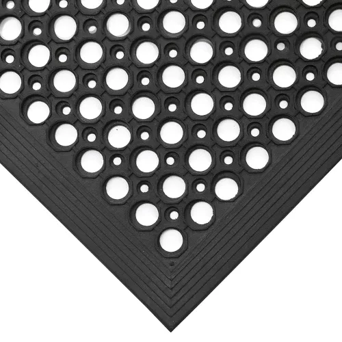 RampMat körmintás gumiszőnyeg-0.9m x 1.5m-fekete
