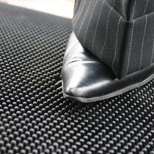 Fingertip kültéri gumiszőnyeg - 0,35m x 0,6m - fekete