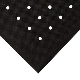   Hygimat lyukacsos álláskönnyítő szőnyeg - 0,9m x 1,8m - fekete