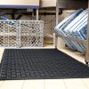 K-Mat konyhai álláskönnyítő csúszásmentes szőnyeg-0.85m x 1.5m-fekete