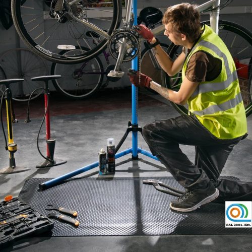 K-Komfort álláskönnyítő szőnyeg fekete, olajálló-0,85m x 2,85m