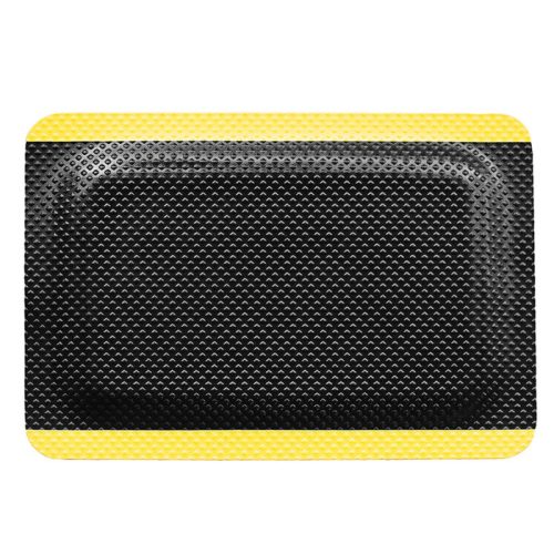 K-Komfort álláskönnyítő szőnyeg sárga-fekete, olajálló-0,85m x 1,5m