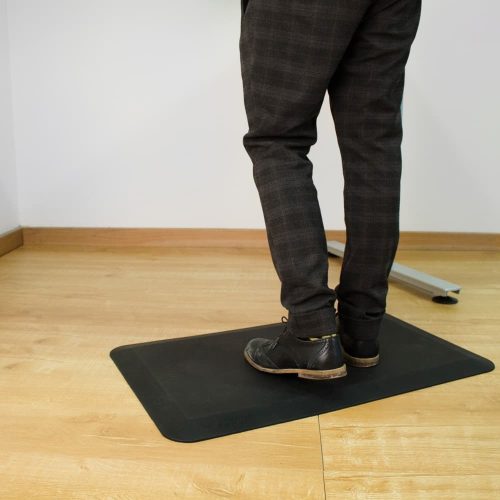Orthomat Office irodai álláskönnyítő szőnyeg-50cm x 80cm-fekete