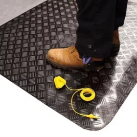   Senso Dial ESD csomag, Olajálló Álláskönnyítő szőnyeg-1m x 1fm-fekete
