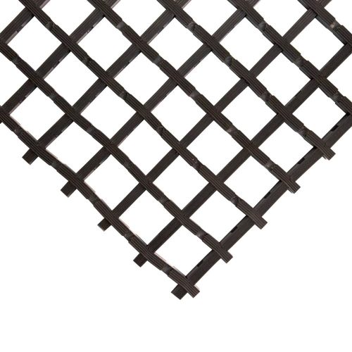 Rácsos Álláskönnyítő Szőnyeg - Lábrács-0.6m x 5m-fekete