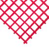 Rácsos Álláskönnyítő Szőnyeg - Lábrács-0.6m x 5m-piros