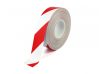 LeanGrip veszélyre figyelmeztető szalag, 0,6mm vastag-50mmx30m-Fehér-Piros
