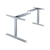 BeActive L-Shape Elektromos Állítható Asztalkeret-1600mm - 1800mm-Fehér