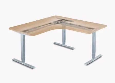 BeActive Pro Elektromosan Állítható Asztalkeret-1080mm - 1800mm-Fehér