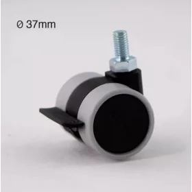 BeActive Fékezhető Kerék-37mm-Szürke