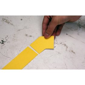   Kapcsolati elem jelölés, PermaLine 0,9mm vastag, 45 fokos-50mm-Sárga