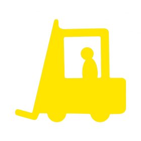   Targonca ipari jelölés, LeanGrip 0,6mm vastag-543 x 500mm-Zöld