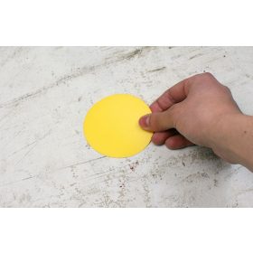 Kör alakú jelölés, LeanGrip 0,6mm vastag-100mm-Fehér