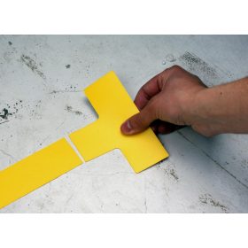 T-kapcsolati elem, PermaLine 0,9mm vastag-100mm-Sárga