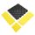 Hard Deck modulos, rácsos álláskönnyítő szőnyeg (újrahasznosított)-0,18m x 0,18m (4db)-sárga