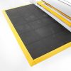 Solid Fatigue-Step, álláskönnyítő szőnyeg fekete, 0,9m x 0,9m