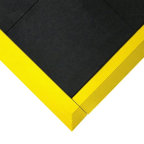 Solid Fatigue-Step, female szegély elem sárga, 75mm x 1m