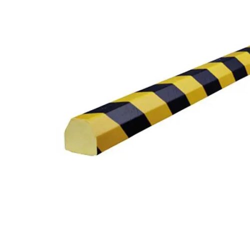 Biztonsági felületvédő profil CC típusú-1m - CC-fekete-sárga