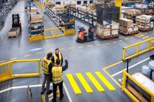 Virtuális LED padlójelölések