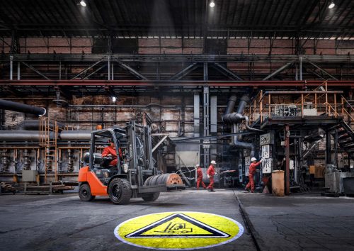 Virtuális LED padlójelölések