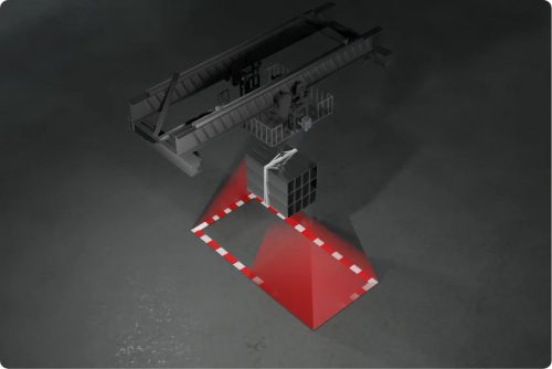 LED teherjelölő darukhoz