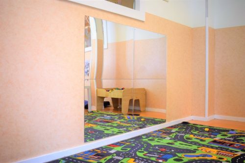 Gyermekbiztonsági tükör, hatszög, 50x58 cm