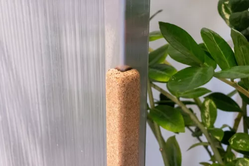 Corner Guard Parafa, 94 x 3 x 3cm, barna
