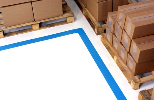 PermaLine Veszélyre Figyelmeztető, 0,9mm vastag-100mmx30m-Fehér-Piros